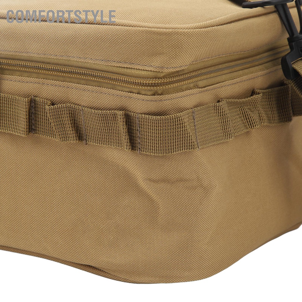 Comfortstyle Cắm trại ngoài trời Dã ngoại Túi đá PVC làm mát di động có dây đeo vai thể tháo rời để đi du lịch