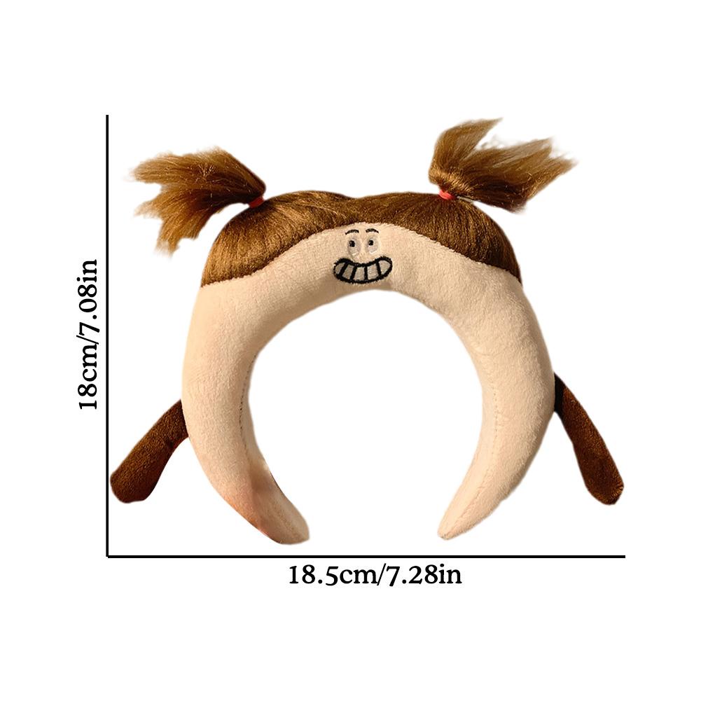 Băng Đô Trang Điểm / Rửa Mặt Bằng Vải Lông Nhung Dễ Thương Xinh Xắn p9s1