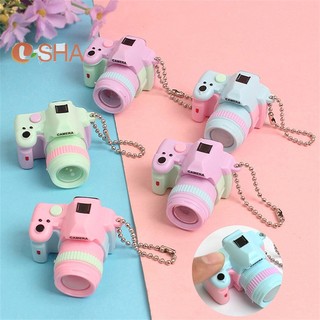 1 móc khóa hình máy ảnh hoạt hình mini dễ thương mới