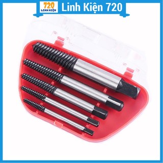 Bộ tháo bu lông ốc vít-5 mũi (tháo khoét ốc gẫy trờn ren)