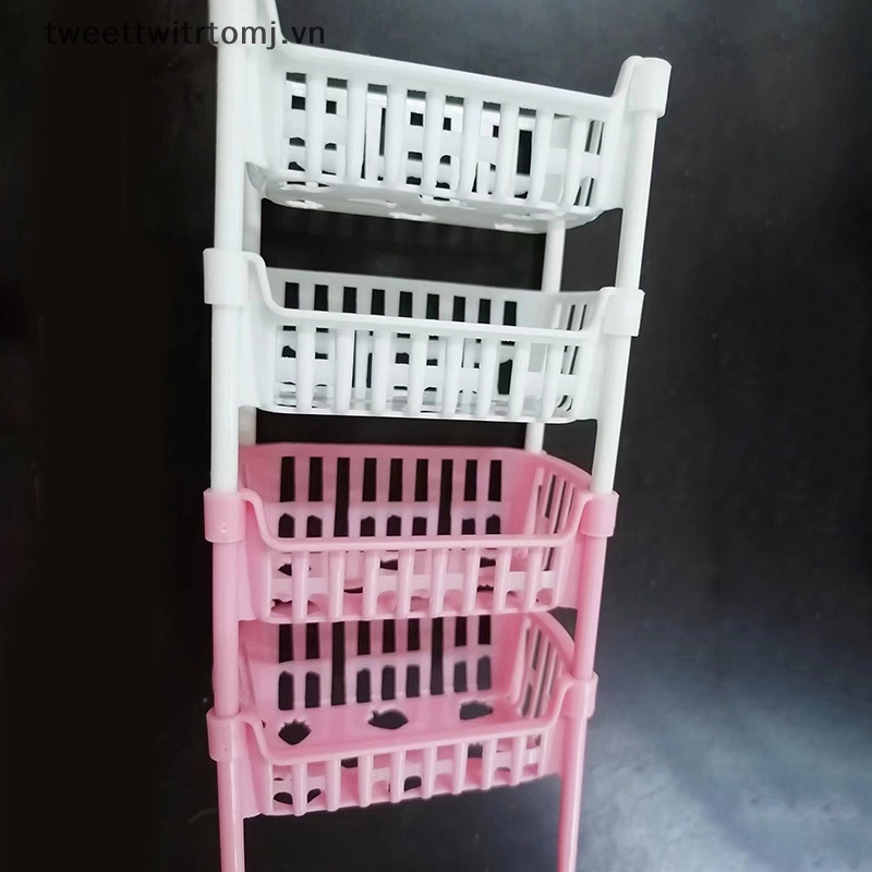 Tomj Giỏ Mua Sắm Bằng Nhựa Đựng Đồ Ăn Nhẹ / Trái Cây / Trang Sức Siêu Nhân Mini vn