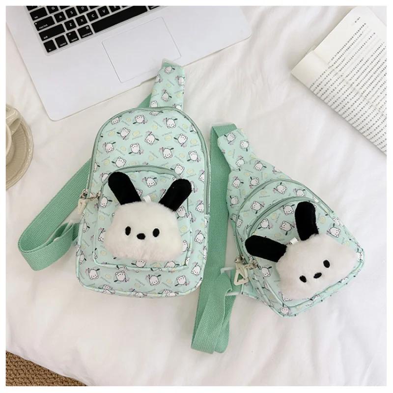 Sanrio Túi Đeo Vai Hàn Quốc Mùa Thu Đông Giáng Sinh Đẹp Mắt Đáng Yêu Cho Bé Gái