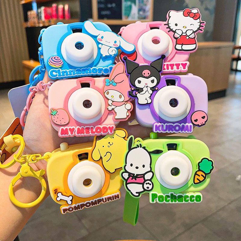 Sanrio Móc Khóa Hình Máy Ảnh Chiếu Hoạt Hình Đáng Yêu