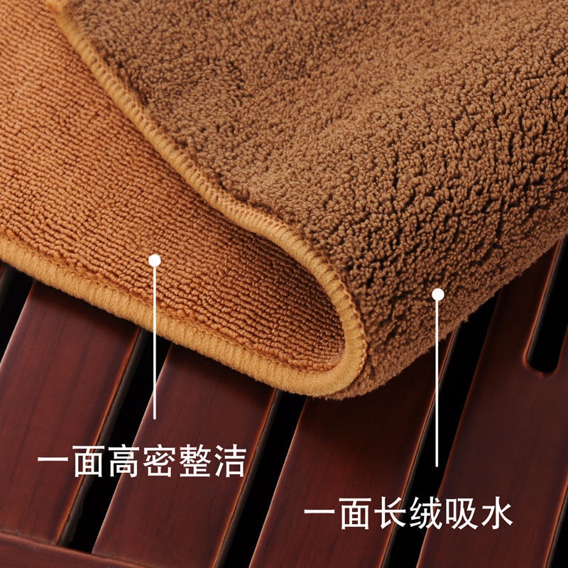 Khăn Vải Dày Dặn Thấm Hút Nước Không Xơ Vải Lau Chùi Ấm Trà Phụ Kiện Bàn Trà Đặc Biệt