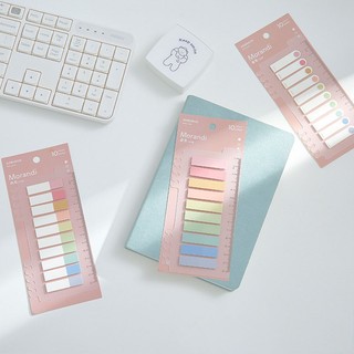 Winzige 200 tờ giấy ghi chú đánh dấu trang nhiều màu sắc giấy note trong suốt pastel văn phòng phẩm dễ thương