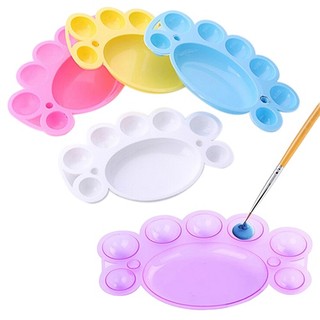 Set 2 Bảng Pha Màu Sơn Móng Hình Dấu Chân
