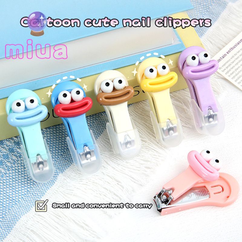 Miu🔮Kềm Cắt Móng Tay Bằng Thép Không Gỉ Hình Hoạt Hình Dễ Thương