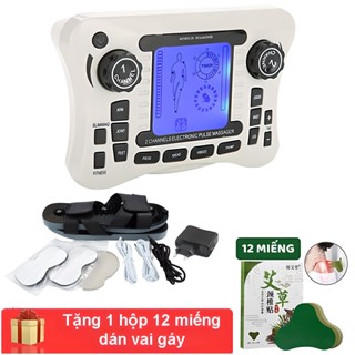 [Tặng 12 md vai gáy] Máy Massage Xung Điện Tri Liệu Cao Cấp SYK-308B, Nhiều Chế Độ Như Xoa Bóp Đấm Lưng Mát Xa Châm cứu