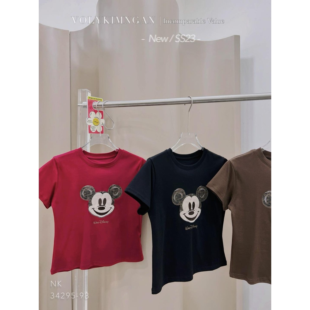 Áo ba.sic đầu mic.key louis.h