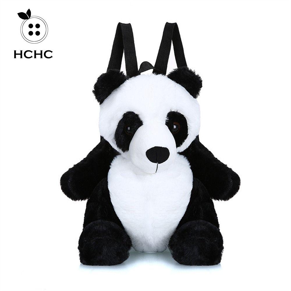 Hchc Ba Lô Hình Gấu Trúc Nhồi Bông Mềm Mại Sức Chứa Lớn