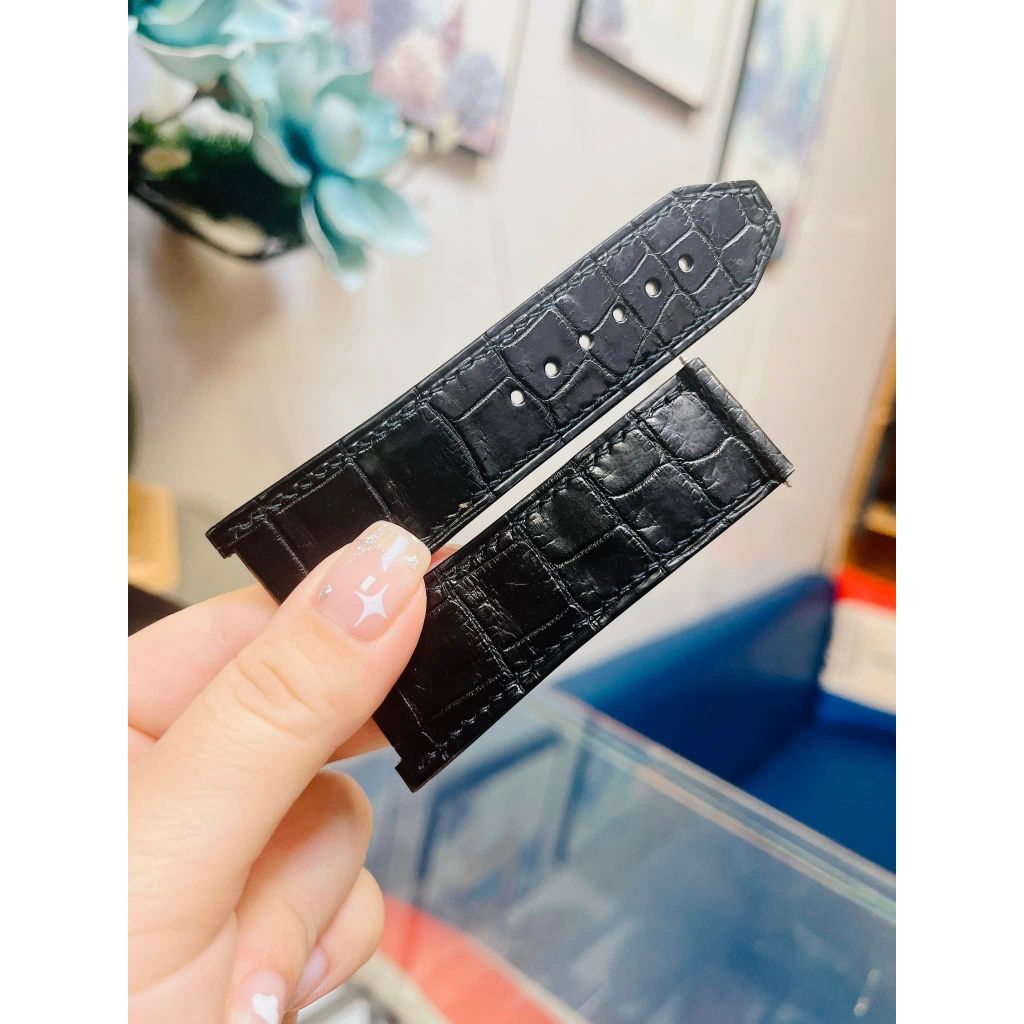 Dây Da Cá Sấu Ferragamo - Dây Đồng Hồ F80 - Da cá sấu Cao Cấp, Sang Trọng