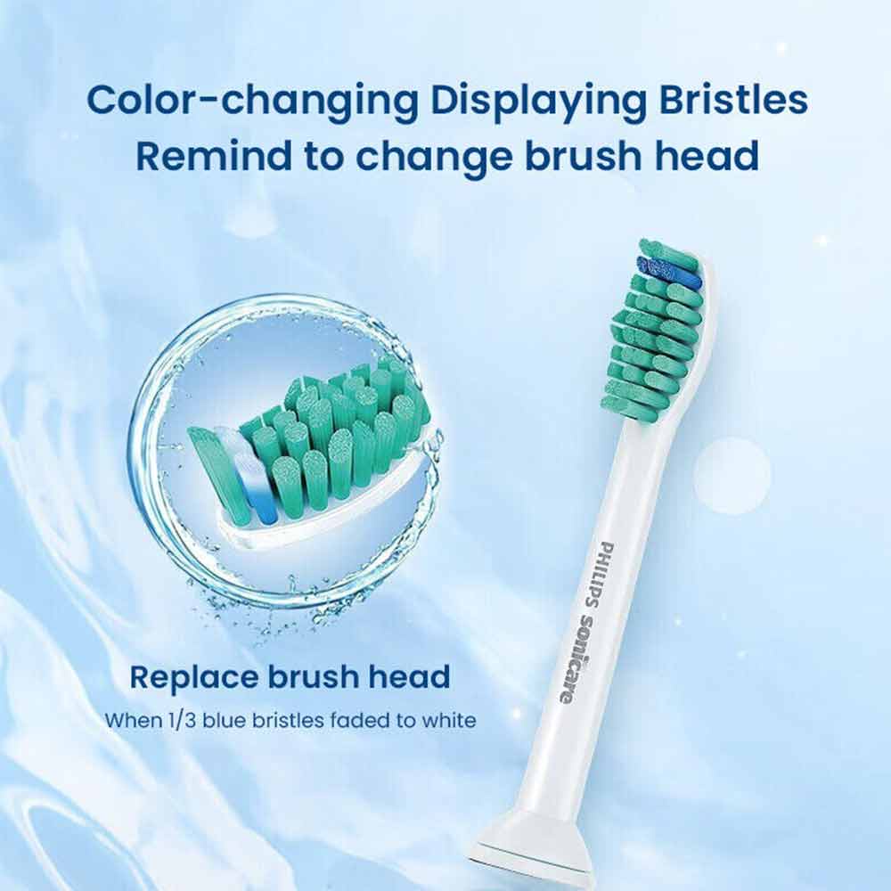 Philips Sonicare Proresults C1 HX6013/43  /S hx6054/C3 hx9044 17/33Replacement Toothbrush Heads 3/4 Pieces