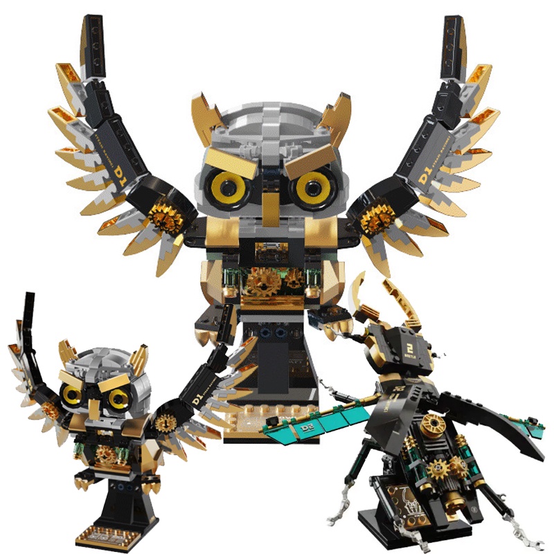 Mô Hình Đồ Chơi Lắp Ráp Xây Dựng Hình Chim Cú / Bọ Cánh Cứng Bằng Hơi Nước