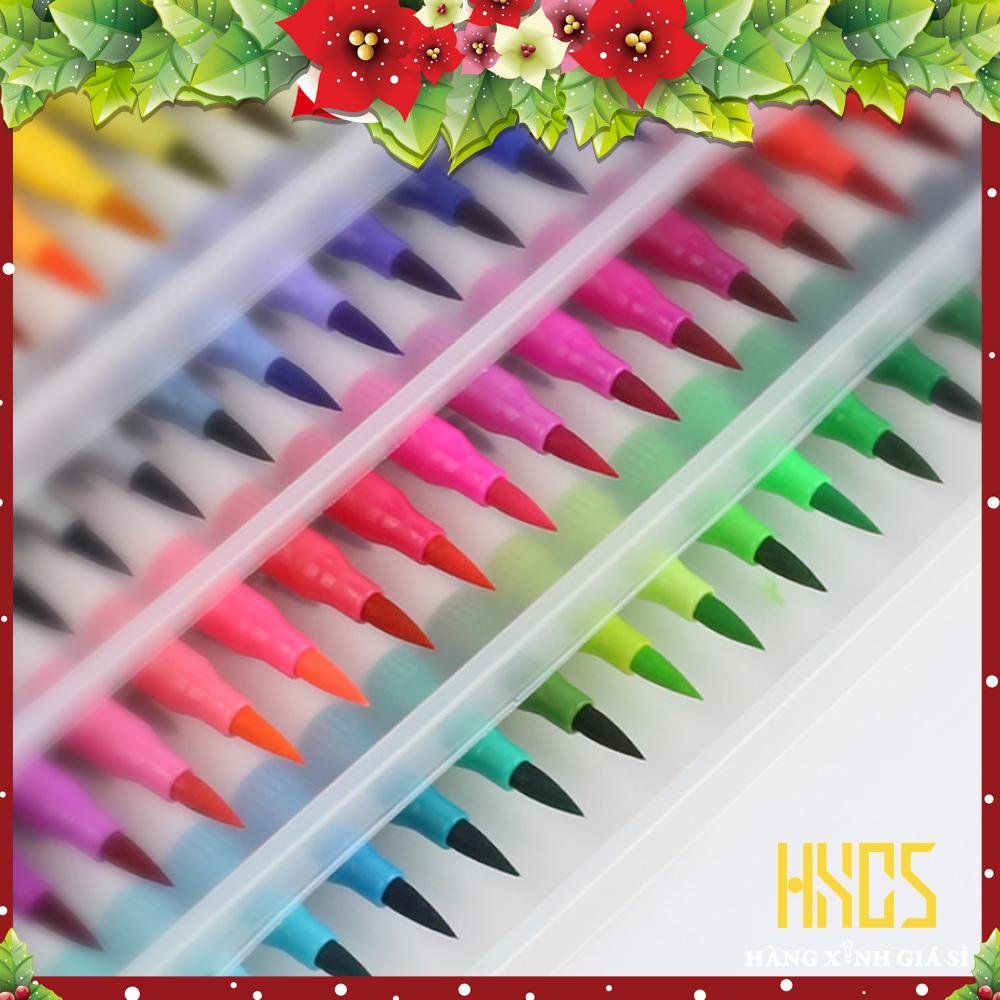 Bút Brush Duyên Phận, Bút màu nước, bút đánh dấu hai đầu, bút vẽ màu nước đầu mềm HXGS