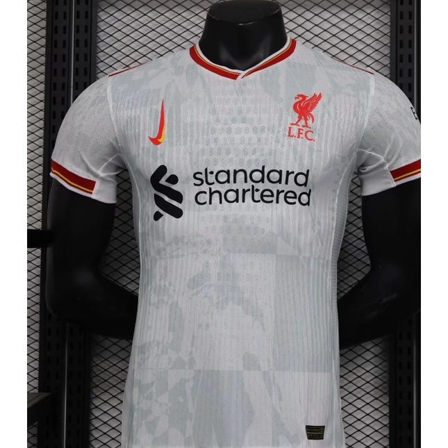 Áo Thun Bóng Đá Ngắn Tay jersey aaa + 2425 new liverpool home Chất Lượng Cao