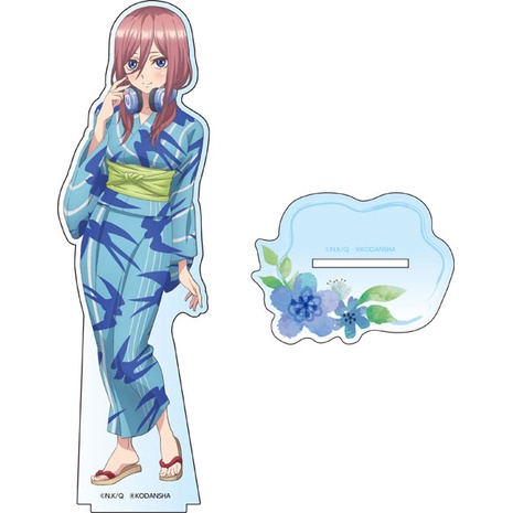 Mô hình Standee Quintessential Quintuplets Ichika Itsuki Yotsuba Miku Nino kimono Phụ kiện trang trí để bàn góc học tập
