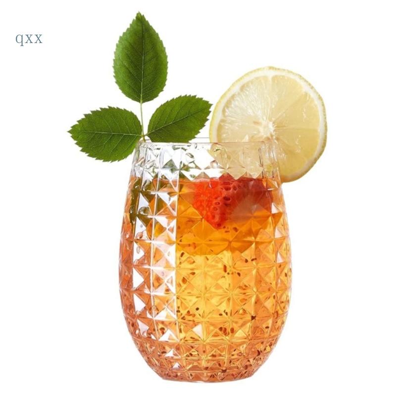 Cốc Uống Rượu cocktail Bằng Nhựa Hình Quả Dứa 16oz Có Thể Tái Sử Dụng