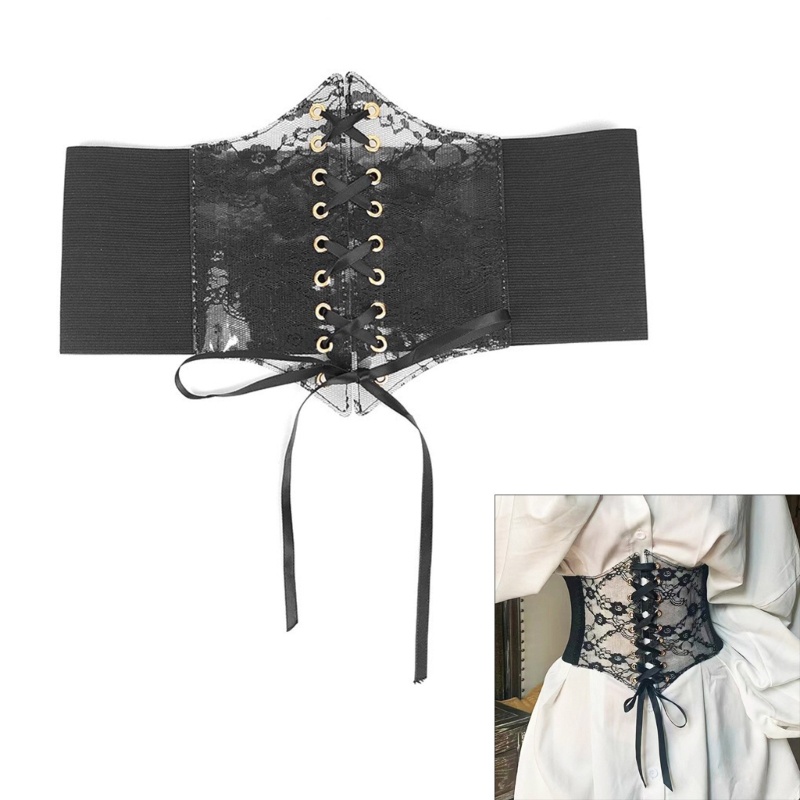 HIk Ren Lên Cinches Thắt Lưng Corset Nữ Đen Underbust Bustier Thắt Lưng Thắt Corset Lưng