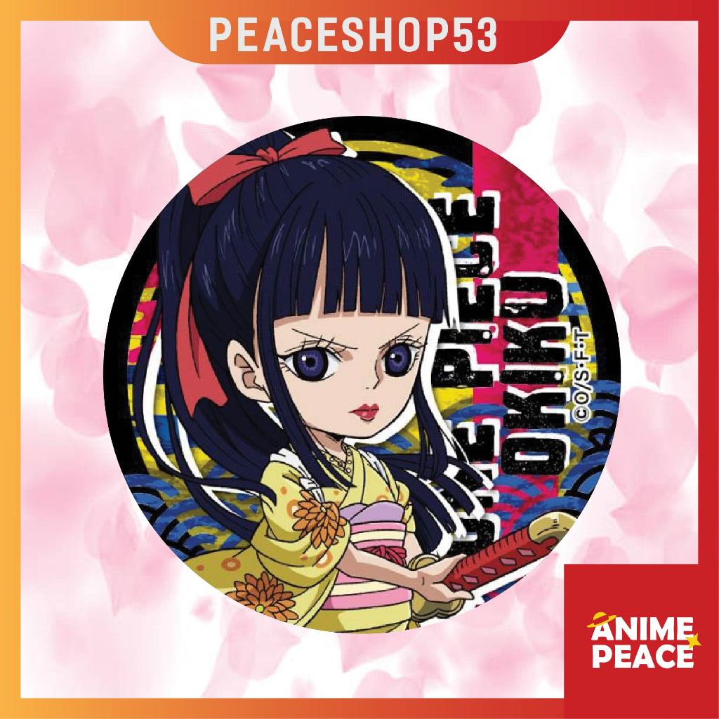 Huy hiệu One Piece Luffy Zoro Law Vocaloid Lấp Lánh Huy Hiệu One Piece Set Chibi HH70