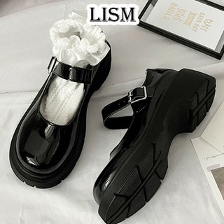 Giày búp bê nữ LISM đế cao chống trơn trượt đường may tỉ mỉ dễ dàng phối đồ FLF23C0KLK 51Z231223