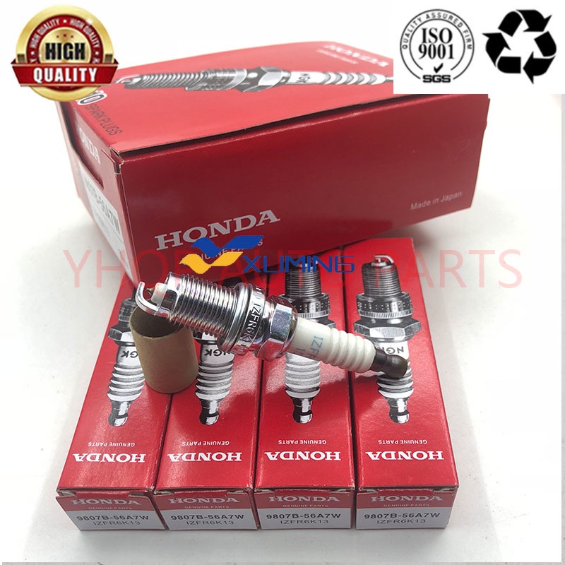 Xm-4 Bugi Đánh Lửa laser iridium ngk Cho honda city 1.5 2003-2013 sel &amp; tmo / honda jazz 2003-2013 sel &amp; Tmoizfr6K13 9807b-56a7w