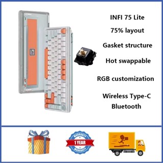 Bàn Phím Cơ Không Dây Keysverse infi75 lite 75% rgb Chất Lượng Cao