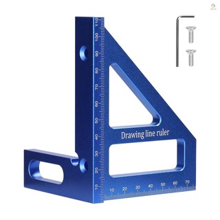 Thước đo góc vuông 455 độ bằng nhôm chuyên dụng° 90° dụng cụ điều chỉnh đường ống dẫn động cơ đa năng