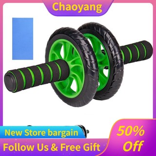 Chaoyangmall Thiết bị tập luyện bánh xe lăn bụng im lặng để rèn luyện sức mạnh cốt lõi
