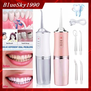 Máy Tăm Nước Cầm Tay Oral Irrigator - Tăm Nước Đánh Răng Vệ Sinh Răng Miệng Hàng Chính Hãng