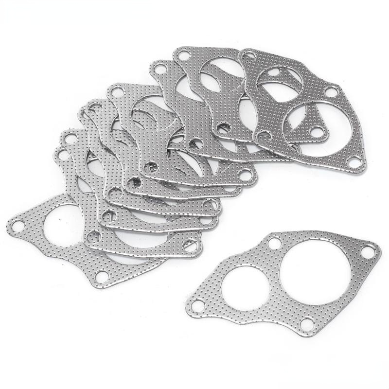 10 Cái / lốc Nhôm Graphite Turbo To Downpipe Gioăng Cho Mitsubishi EVO 1-3 / 4G63