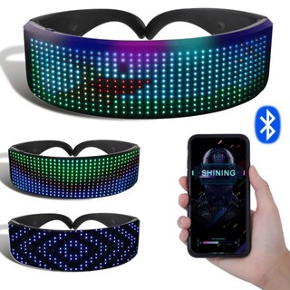 Kính mát có đèn led phát sáng kết nối bluetooth độc đáo diy