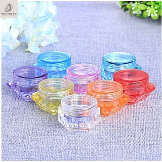 Hũ nhựa chiết kim cương ,Hũ Chiết Mỹ Phẩm 5gram-Màu ngẫu nhiên