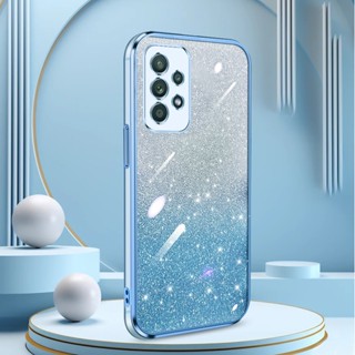 Ốp điện thoại KOOSUK silicon mềm trong suốt màu gradient 2 trong 1 cho Samsung Galaxy A32 A52 A72 A22 A12 M32 M22 M12