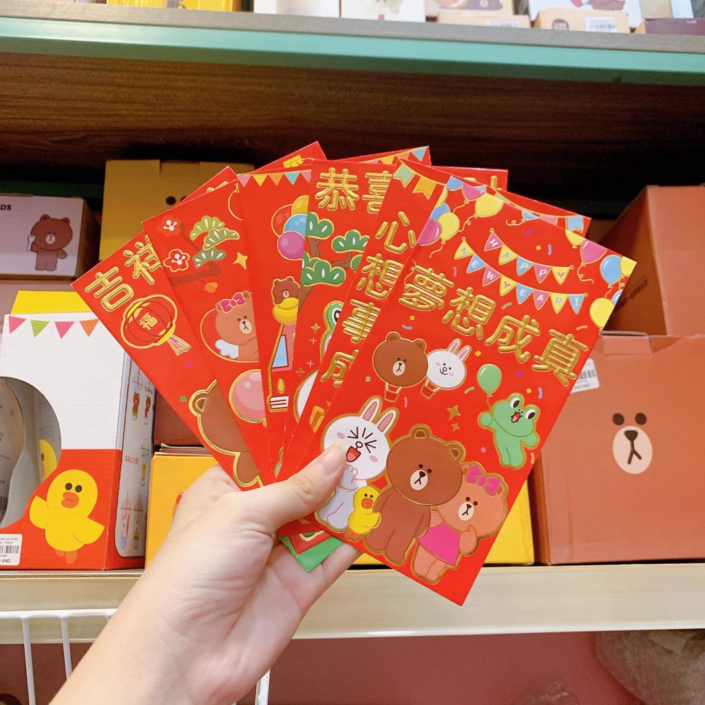 Bao lì xì Gấu Thỏ Vịt siêu cute