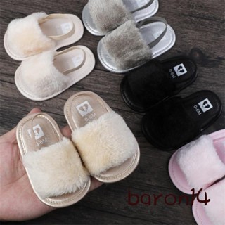 Xăng đan Sang Trọng Cho Bé Gái Mùa Hè Mở Ngón Chân Lông Công Chúa Đế Bằng Giày Đi Bộ Cho Bé Sơ Sinh