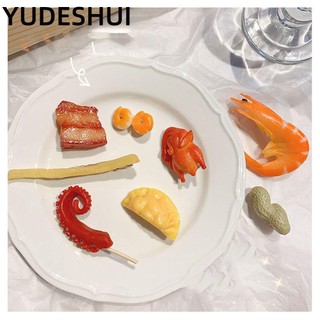 YUDESHUI Kẹp tóc hình đồ ăn 3D dễ thương thời trang cho nữ