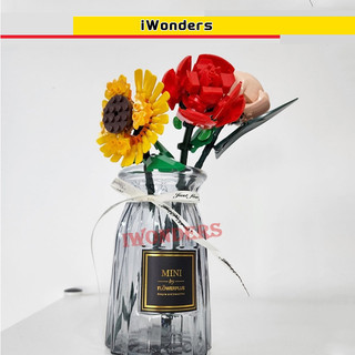 Bộ Lọ Hoa Hướng Dương Lắp Ráp Lãng Mạn Sáng Tạo Dùng Làm Quà Tặng Valentine