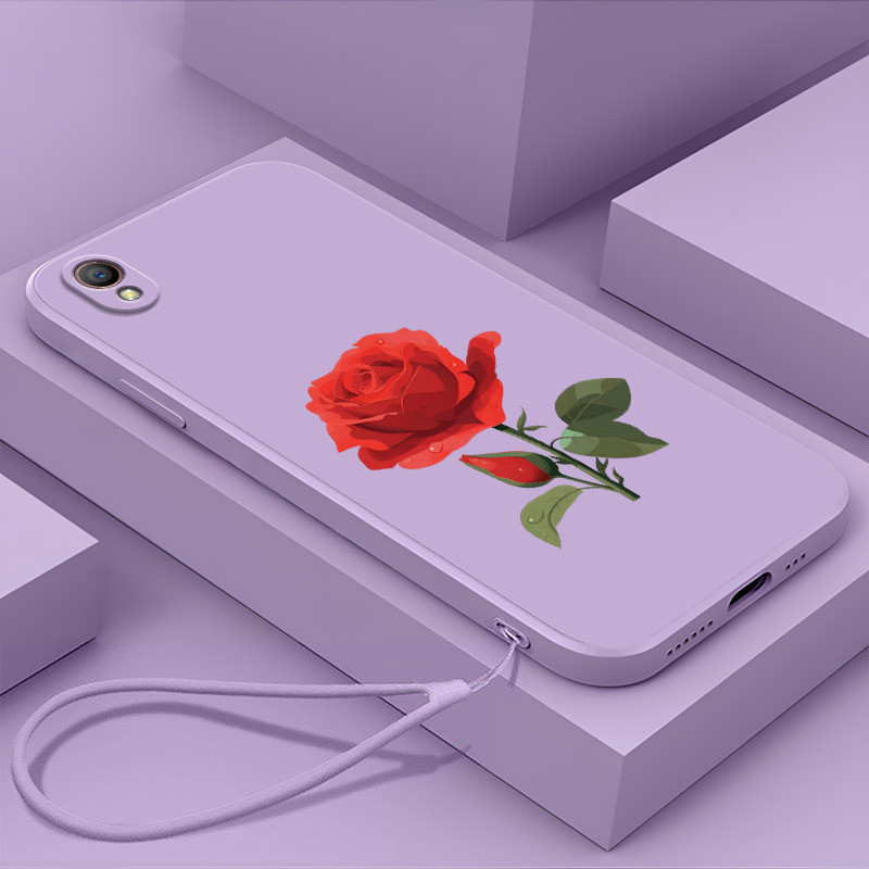 Hoa hồng vẽ Tpu OPPO A37-OPPO A37F