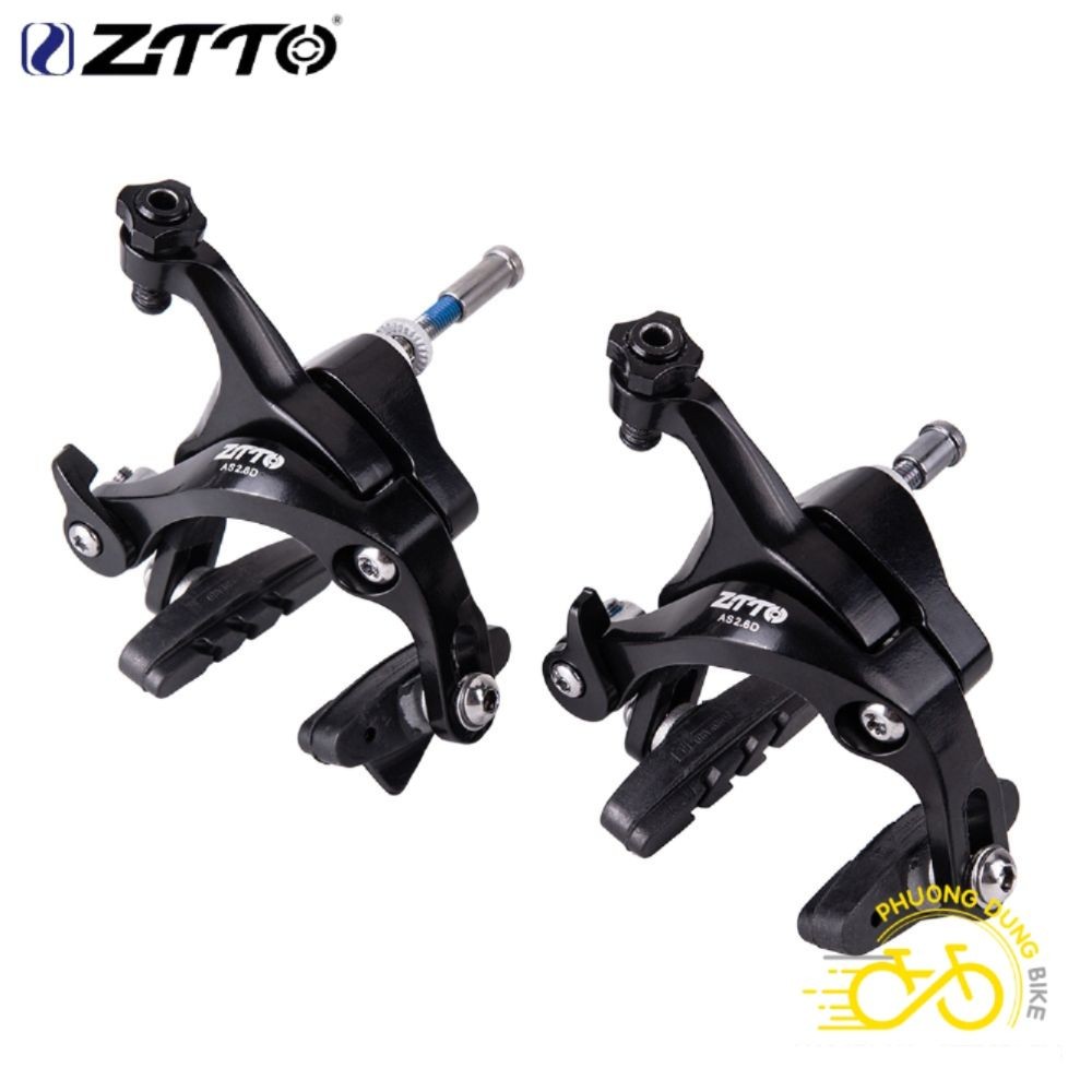 Bộ ngàm phanh nhôm 3 lá xe đạp road ZiTTO AS2.6D