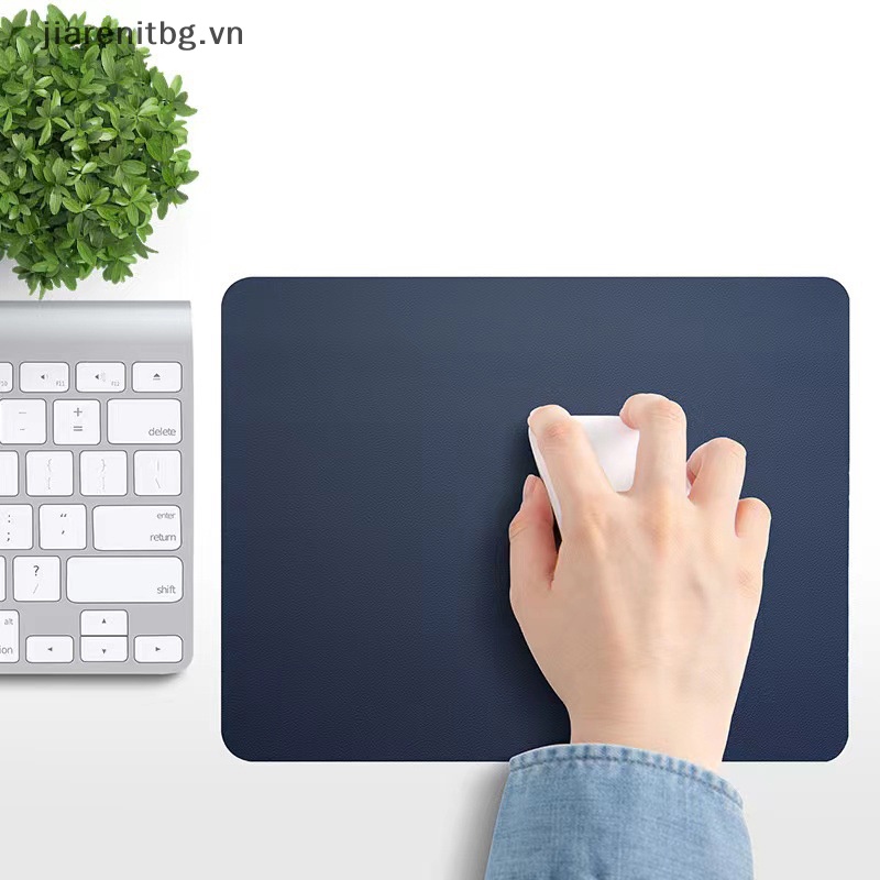Tấm Lót Chuột Da pu Hai Mặt Chống Trượt Chống Thấm Nước Dành Cho Bàn Phím Máy Tính pc vn