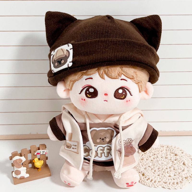 Bộ Đồ Bằng Vải cotton 20cm Không Gây Kích Ứng Dễ Thương Dành Cho Búp Bê 0901