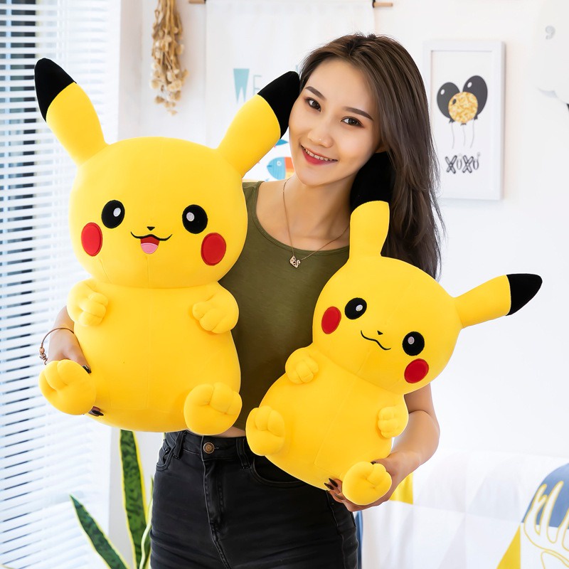 Pikachu Nhồi Bông 20 / 35 / 40cm Hoạt Hình Cỡ Lớn Đáng Yêu