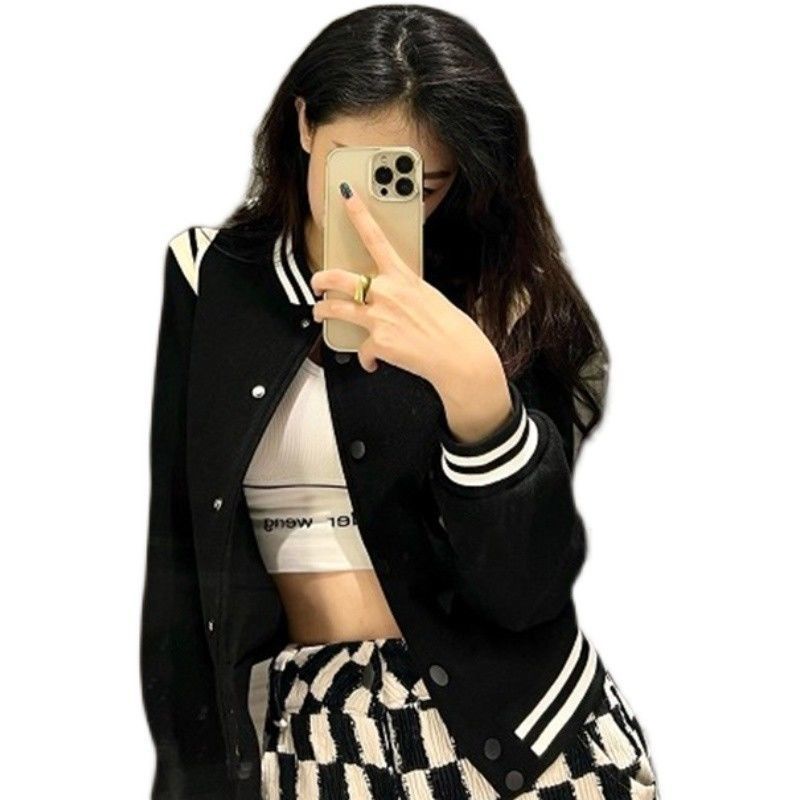 Áo Khoác Bóng Chày Thiết Kế Mới Dày Dặn Thời Trang Mùa Xuân Thu Dành