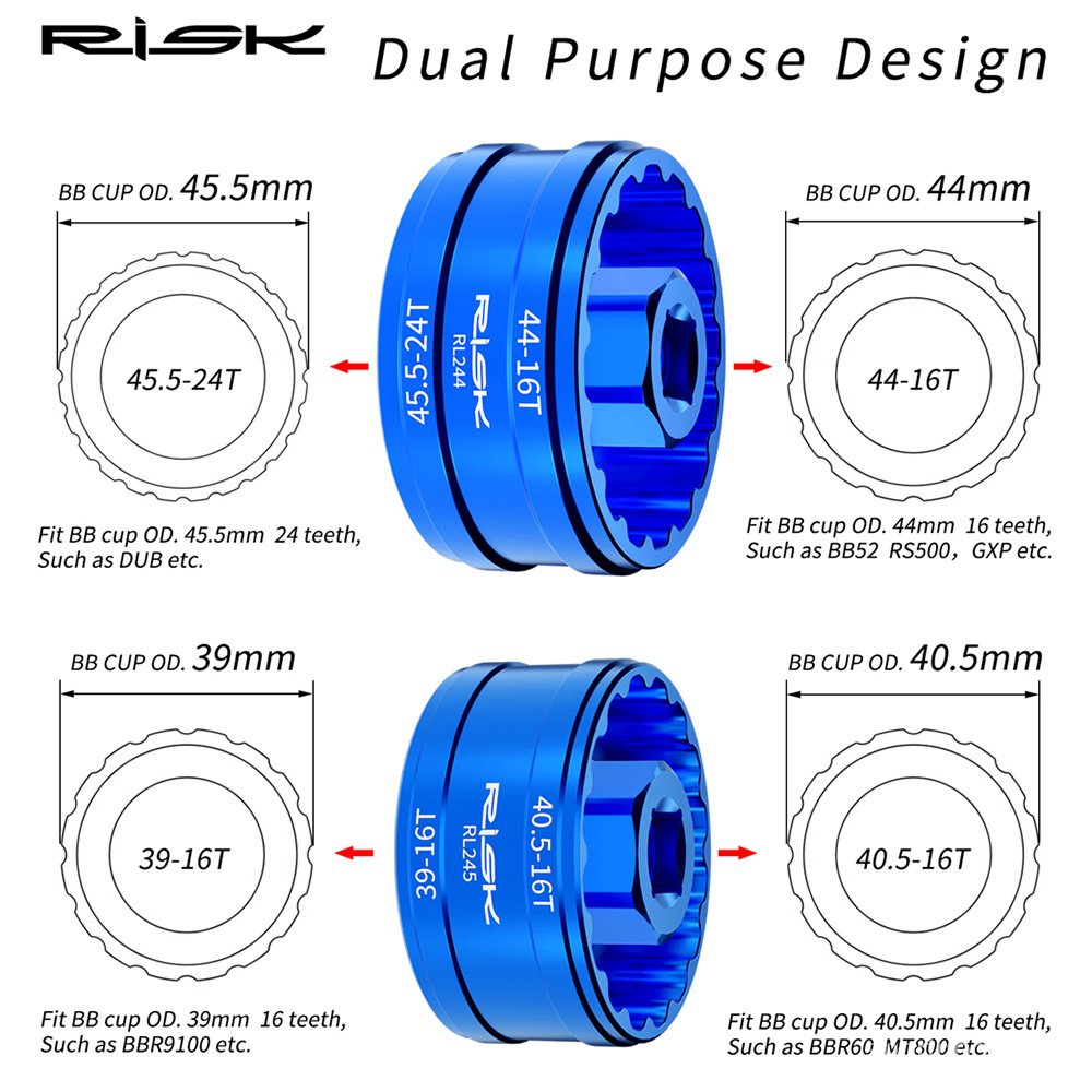Dụng Cụ Tháo Lắp Sửa Chữa Xe Đạp bb44-45.5 bb39-40.5 Turbo bb52 rs500 gxp Bb9100 Br60 mt800