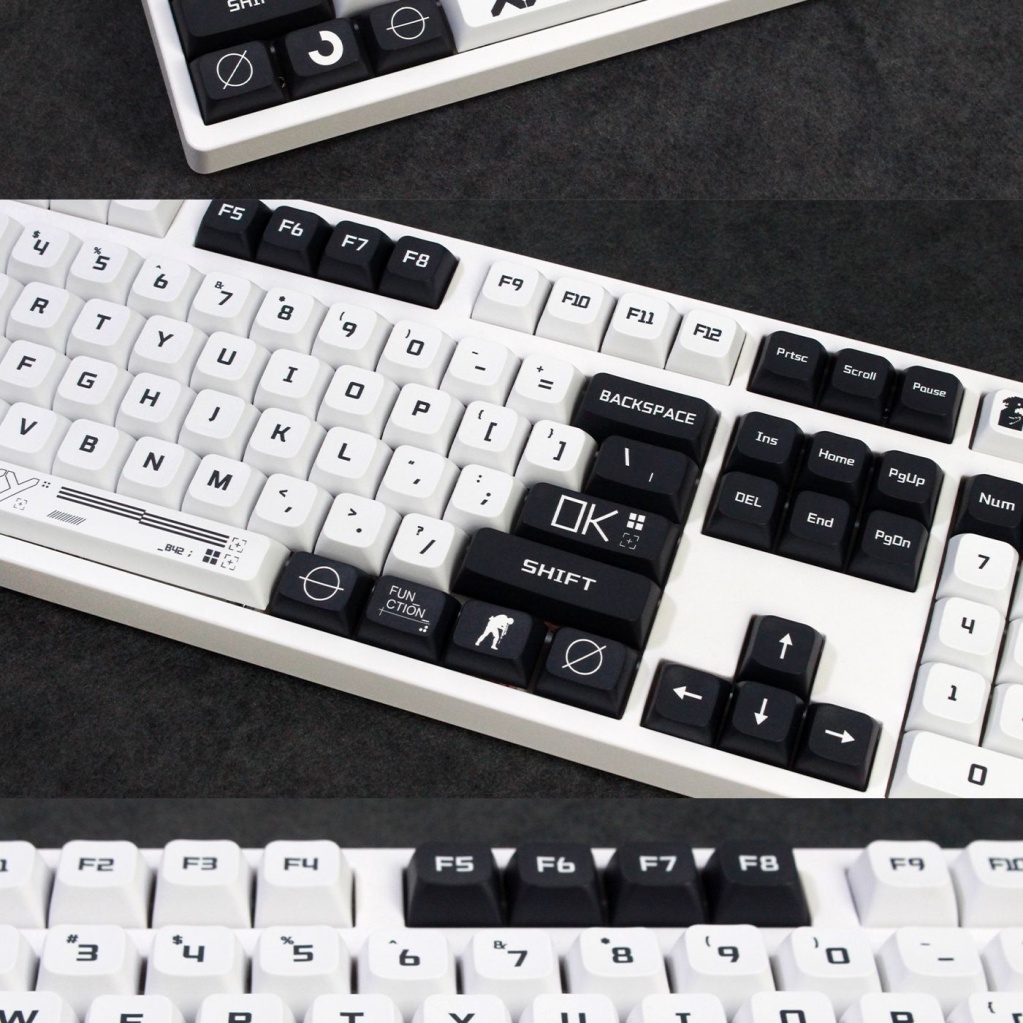 Bộ keycap in CSGO, thăng hoa PBT, XDA9.5mm, 132 phím, thích hợp cho bàn phím trục vệ tinh