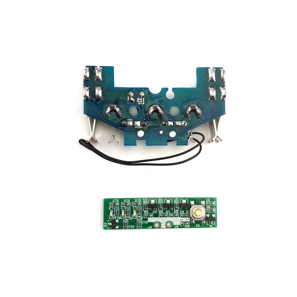 Bộ vỏ và mạch pin Bosch 14.4v - 18v 2P có mạch báo pin lắp 8 cell, 10 cell