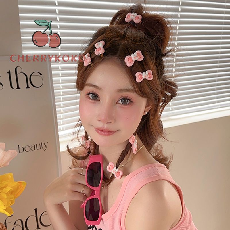 🍒🍒Cherrykoko Kẹp Tóc Hình Thỏ bunny Hoạt Hình Dễ Thương Cho Nữ