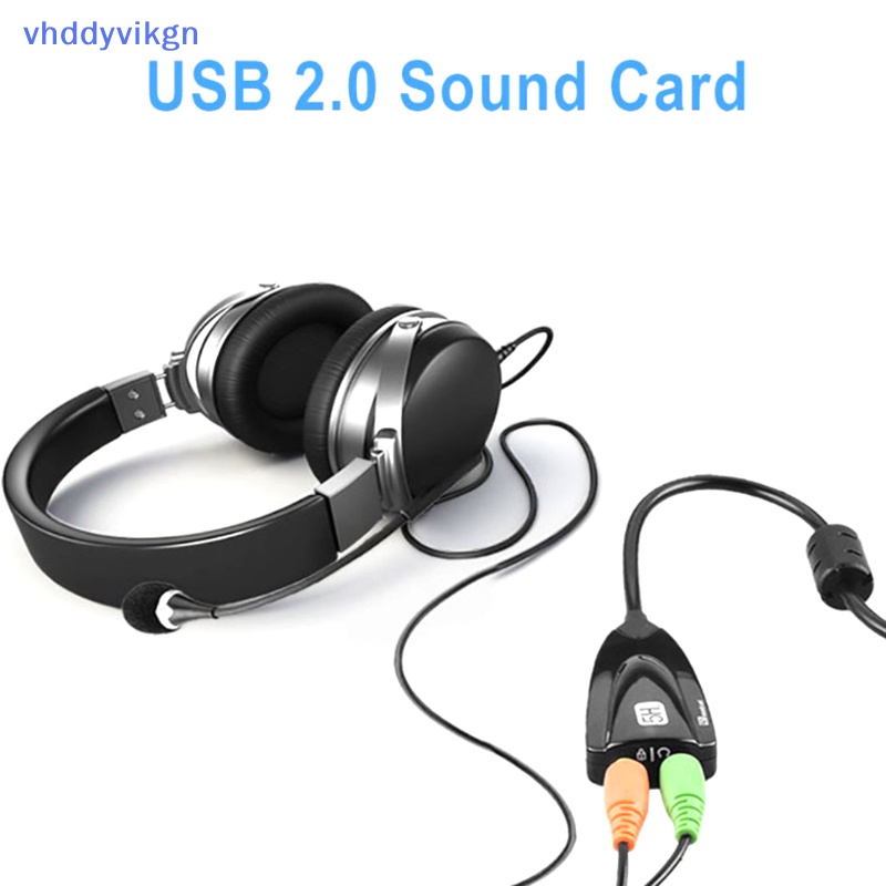 Thẻ Âm Thanh Ngoài usb 7.1 adapter 5hv2 usb Sang 3d ch Với Giắc Cắm 3.5mm Cho laptop pc vn