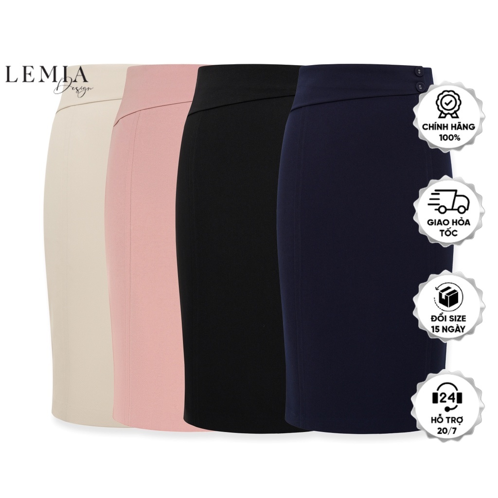 Chân Váy Xẻ Sau Dáng Công Sở Thanh Lịch By LEMIA Design - 22Z021