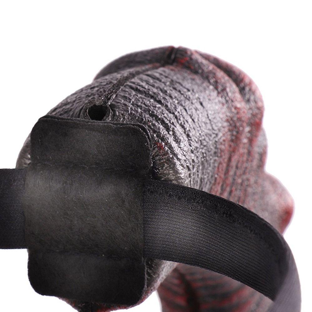 Mkeb Băng Đô Cài Tóc Bằng pu Hình Sừng Quỷ Hóa Trang halloween Cho Nam